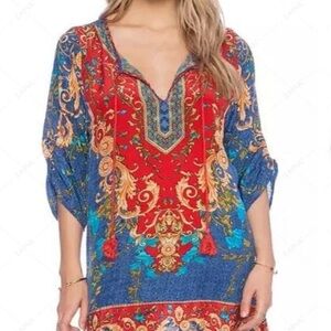 URBAN COCO Colorful Mini Tunic Dress NWOT